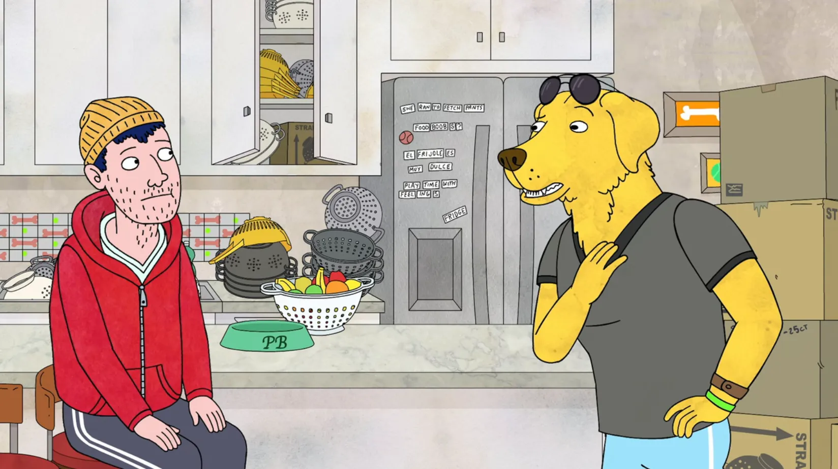 Mr. Peanut Butter, concerned